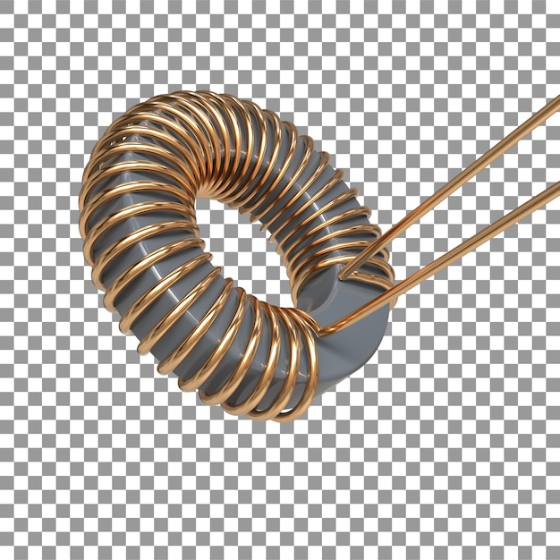 PSD electronic inductor rendering technology design element