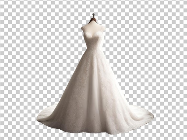 PSD elegancka kobieta39s suknia ślubna w ubraniach