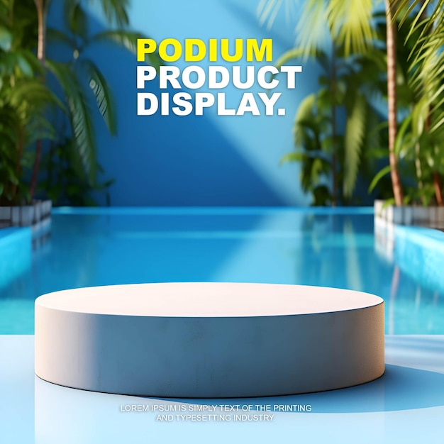 PSD elegancki i luksusowy wzór wyświetlacza produktu na scenie na prezentację produktu