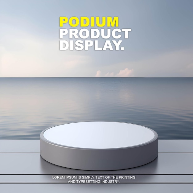 elegancki i naturalny podium wystawy produktów model wystawy scenicznej do prezentacji produktów wystawy