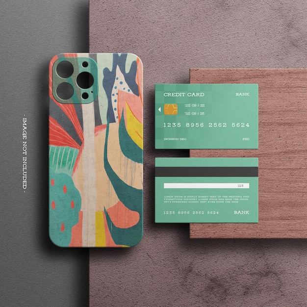 Eleganckie Etui Na Telefon Z Makietą Wizytówki