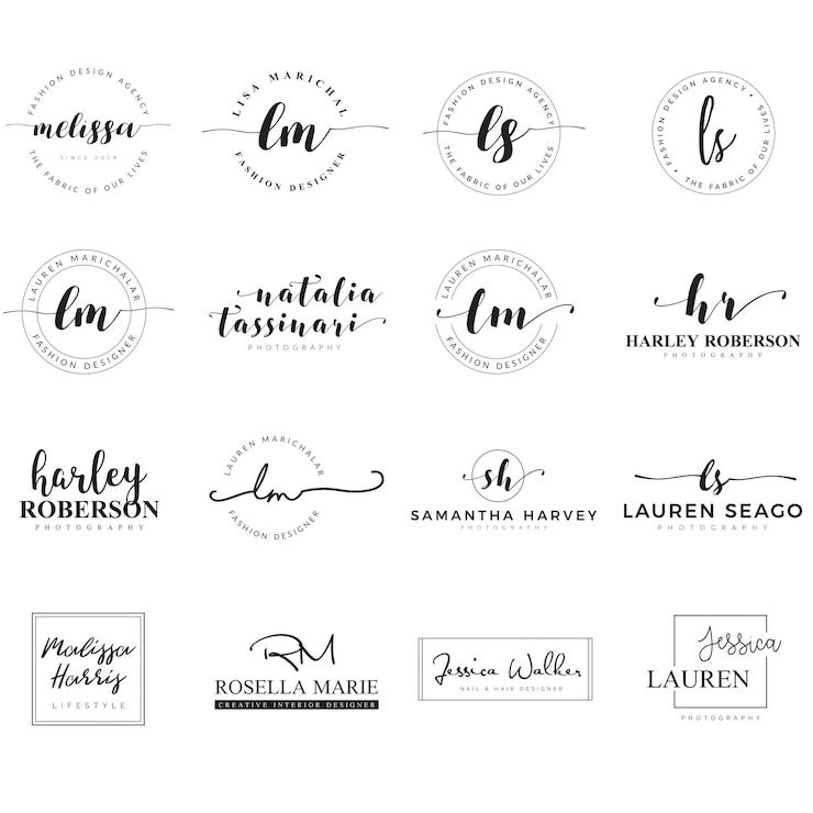 PSD eleganckie logo marki psd