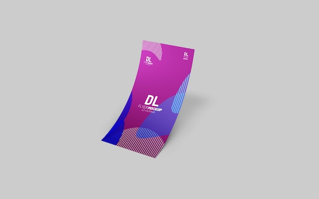 elegant and beautiful simple flyer presentation mockup