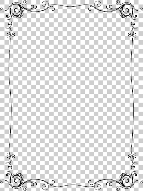 Elegant bloemenframe