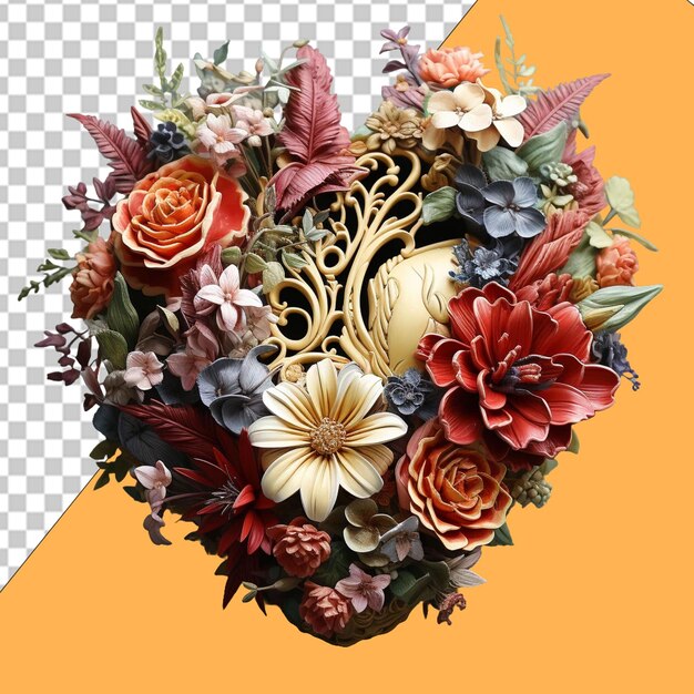 PSD elegant bloemenontwerp png