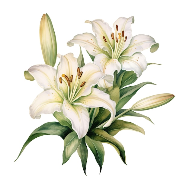 Elegant blooms embrace easter with the timeless beauty of easter lily