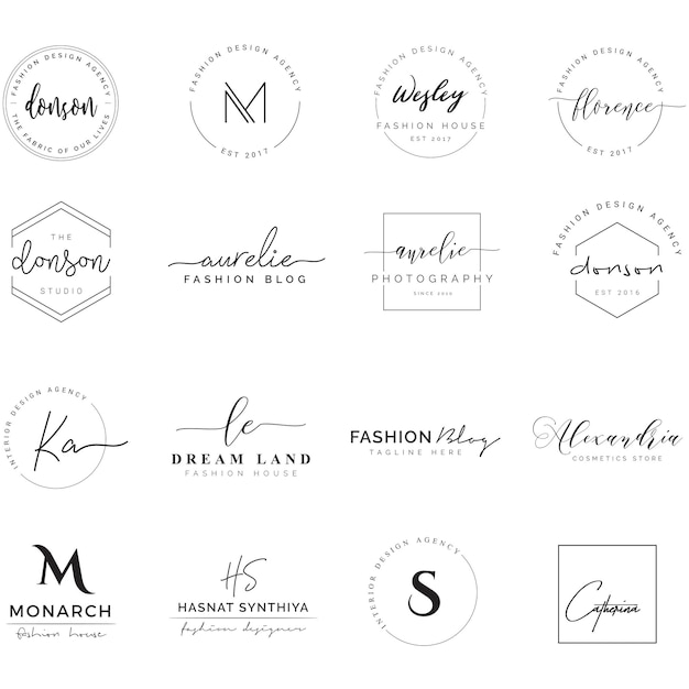 Elegant Branding Logo PSD