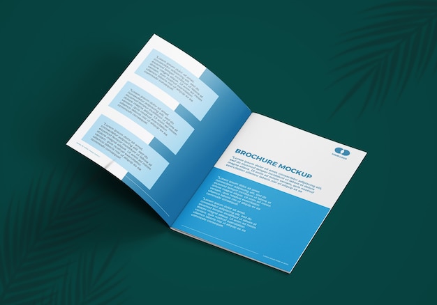 PSD elegante mockup di brochure