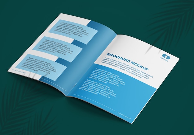 elegant brochure mockup