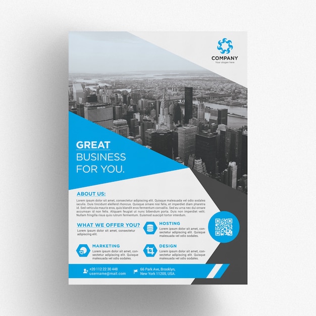 Elegant business brochure template