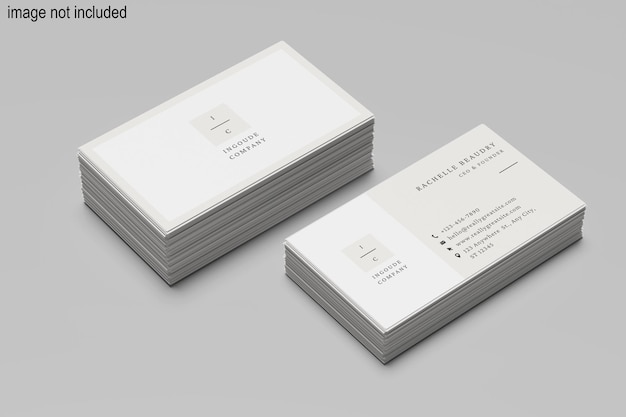 Elegant Business Card Mockup