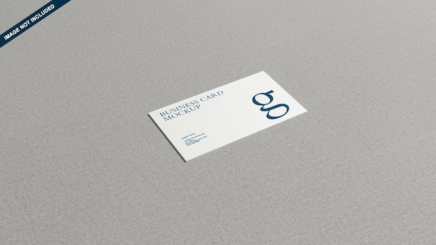 Elegant business card mockup