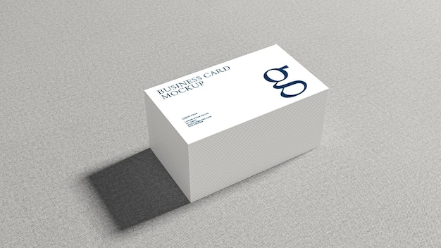 Elegant business card mockup