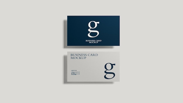 Elegant business card mockup