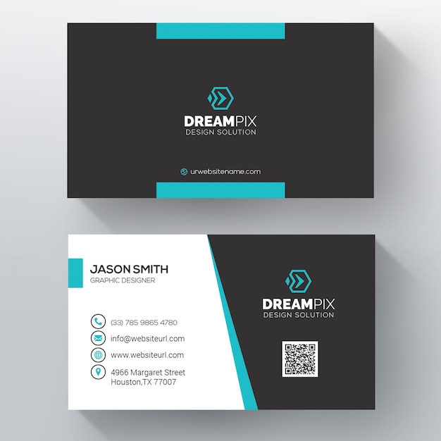 PSD elegant business card template