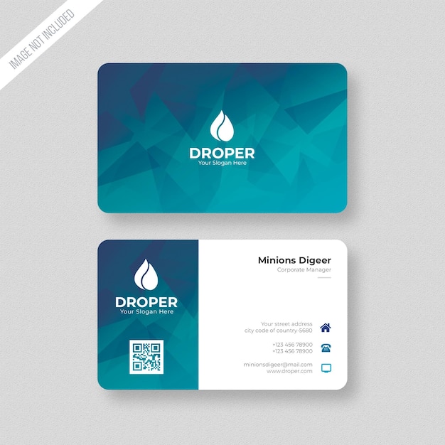 PSD elegant business card template