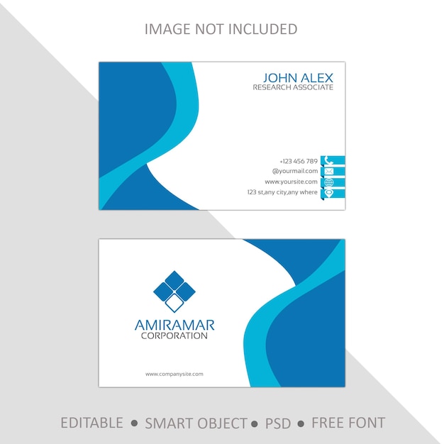 PSD elegant business card template