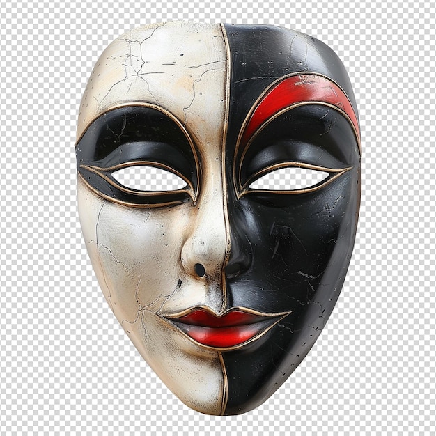 Элегантная карнавальная маска изолирована на прозрачном фоне png
