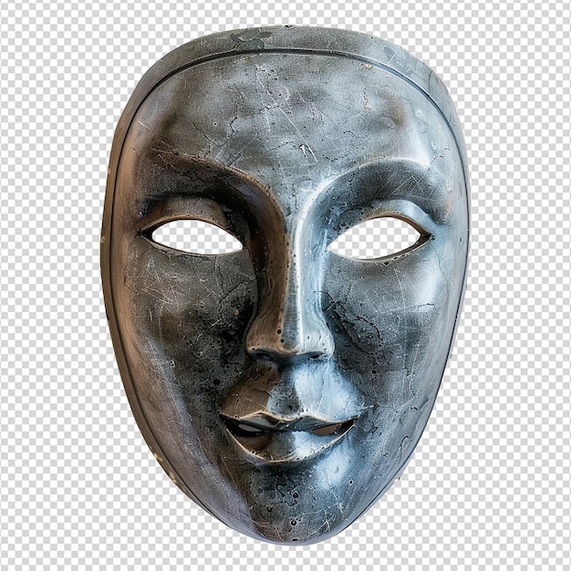 PSD elegant carnival mask isolated on transparent background png