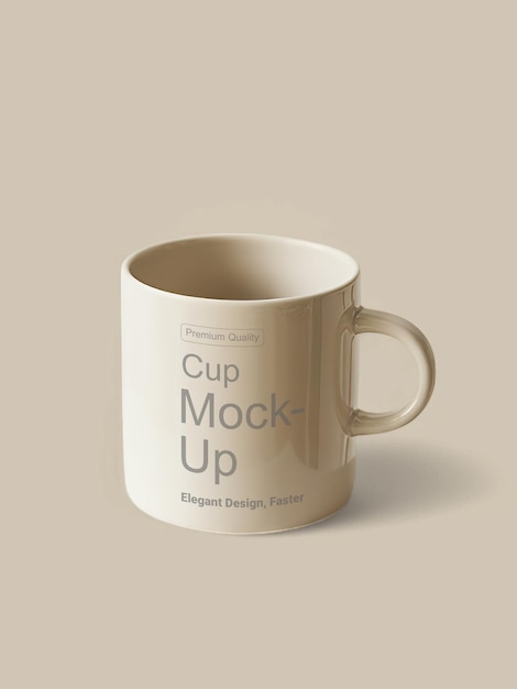 Elegant Ceramic Mug Mockup Gratis PSD