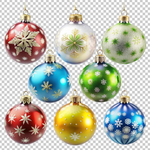 PSD elegant christmas ball collection