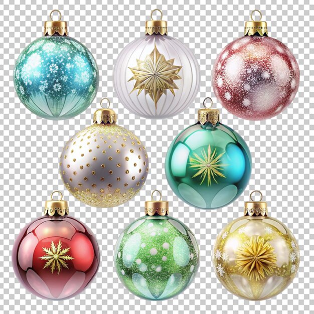 PSD elegant christmas ball collection