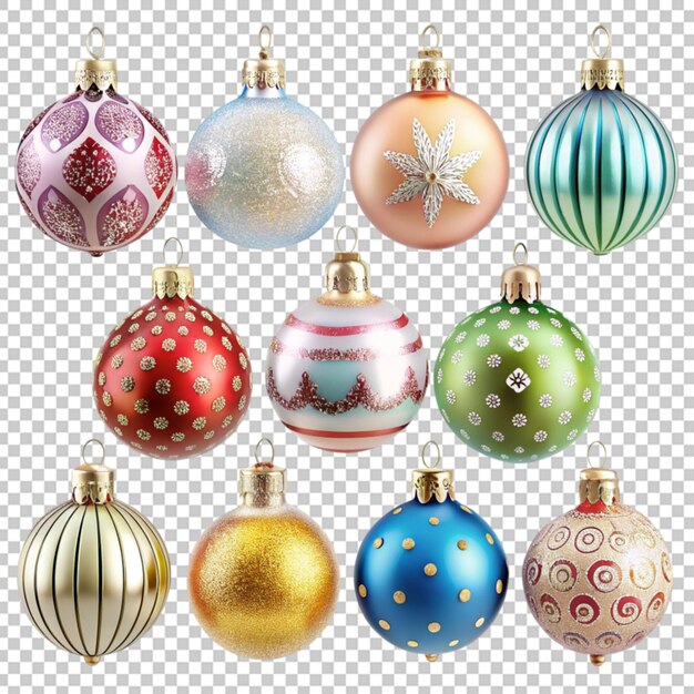 PSD elegant christmas ball collection