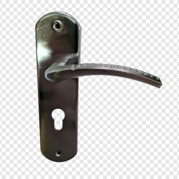 PSD elegant chrome door handle