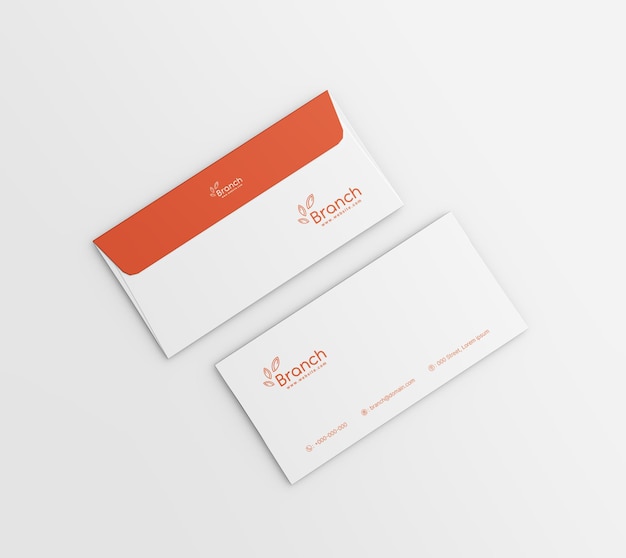 Elegant Corporate Envelope Mockup