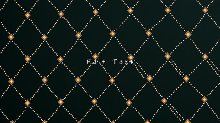 PSD elegant dark background with gold diamond pattern