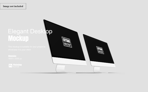 PSD elegant desktopschermmodel