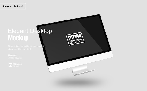 PSD elegant desktopschermmodel