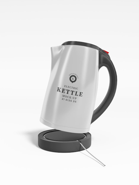Элегантный макет брендинга электрического чайника