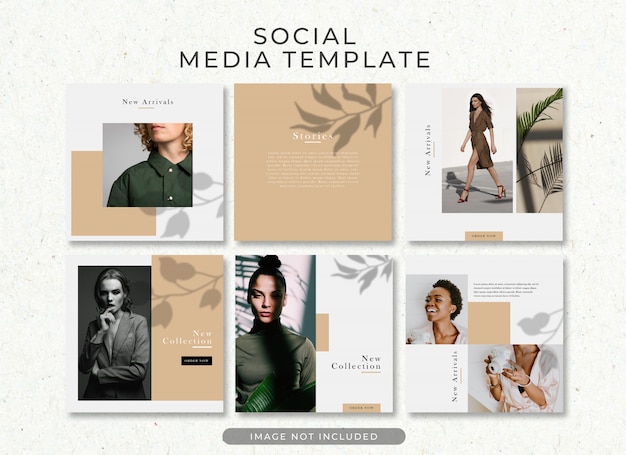 Vendita elegante moda modello instagram post premium psd