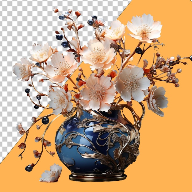 PSD elegant floral designs png