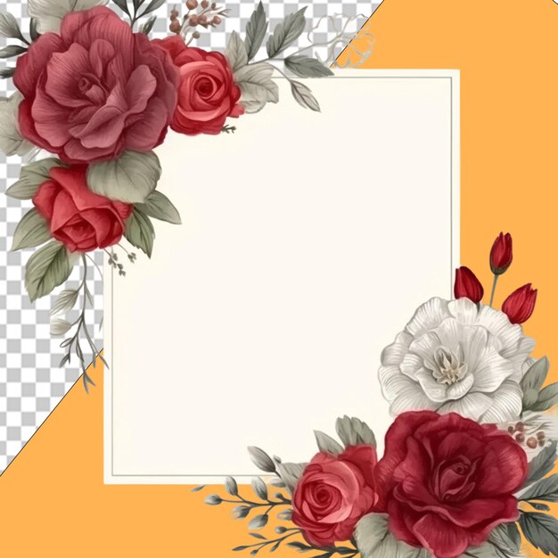 PSD elegant floral designs png