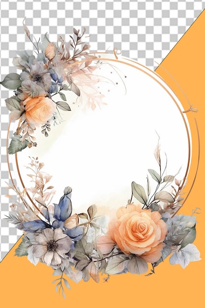 PSD elegant floral designs png