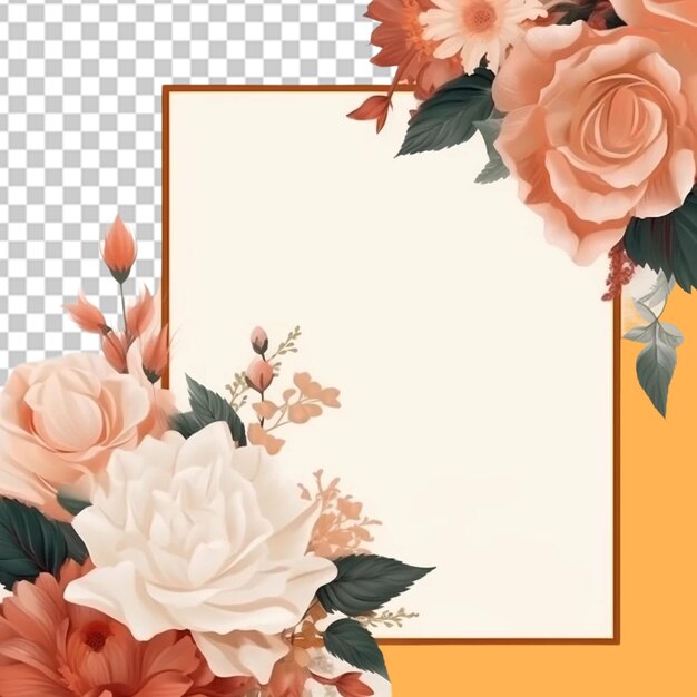 Elegant floral designs png