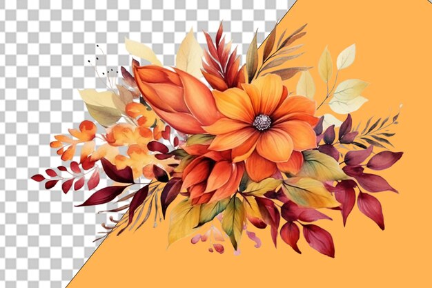 PSD elegant floral designs png