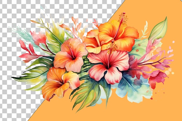 PSD elegant floral designs png