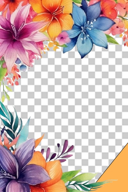 Elegant floral designs png