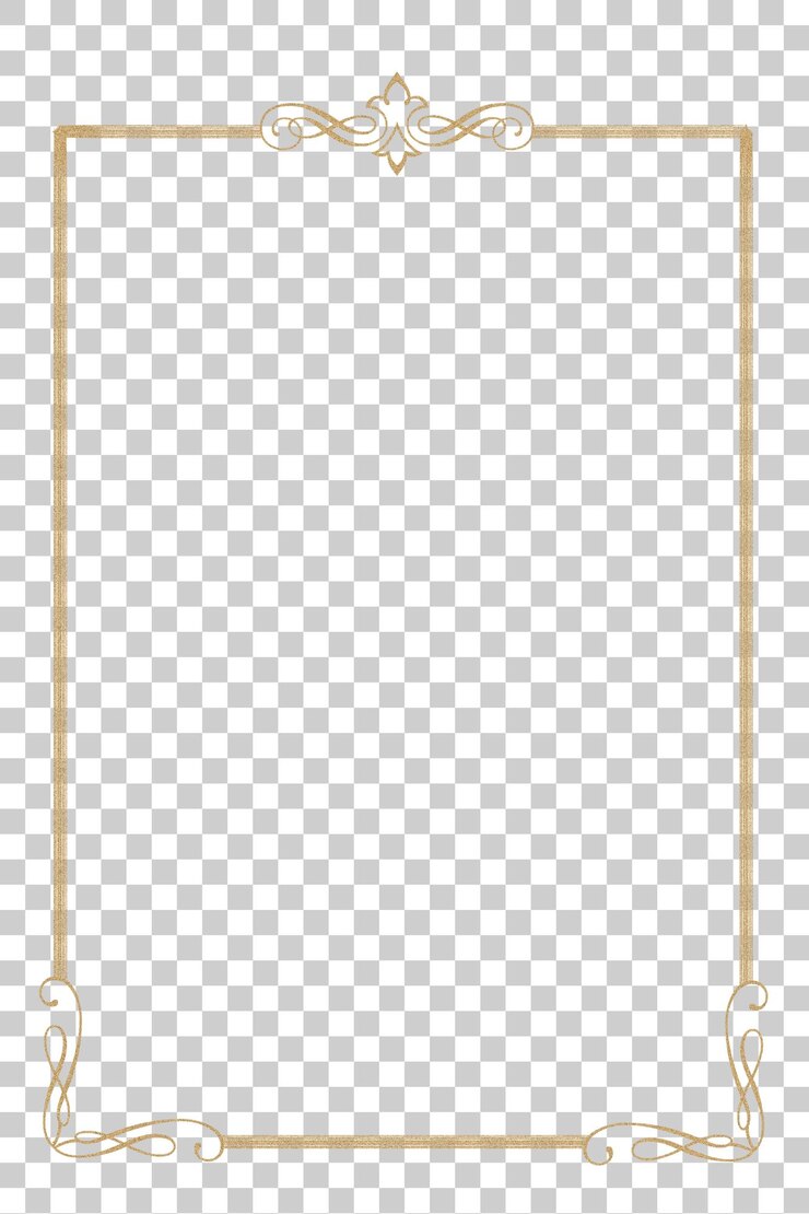 PSD elegant gold frame design