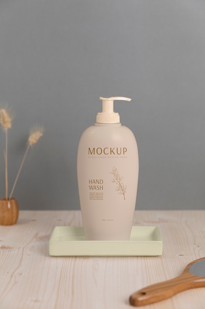 Elegant hygiene mockup design