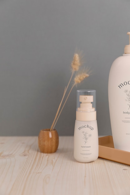elegant hygiene mockup design