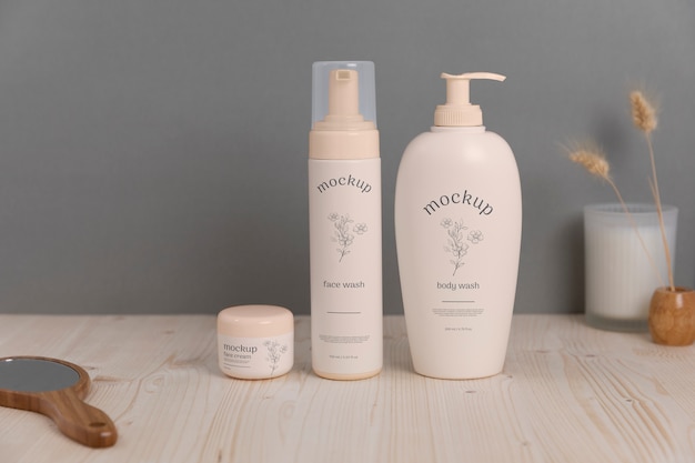 elegant hygiene mockup design