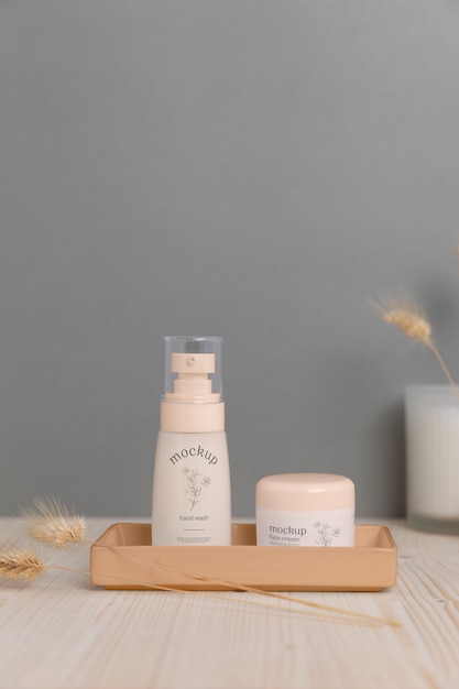 elegant hygiene mockup design