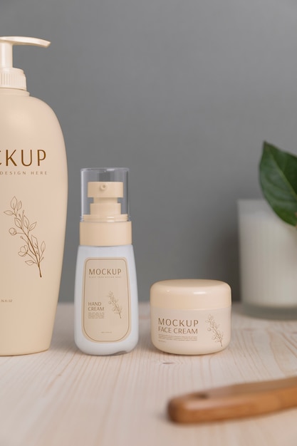 elegant hygiene mockup design