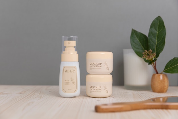 elegant hygiene mockup design