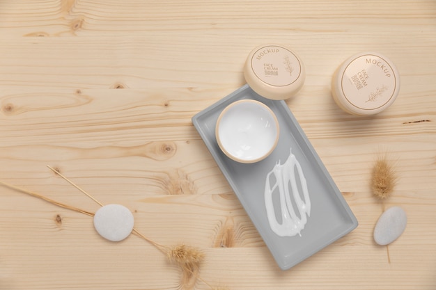 Elegant hygiene mockup design