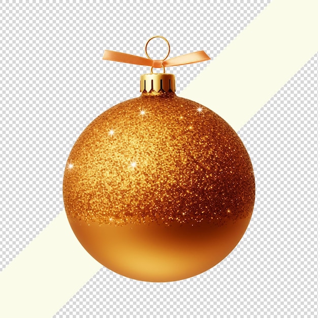 Elegant kerstversiering geïsoleerd op een doorzichtige achtergrond